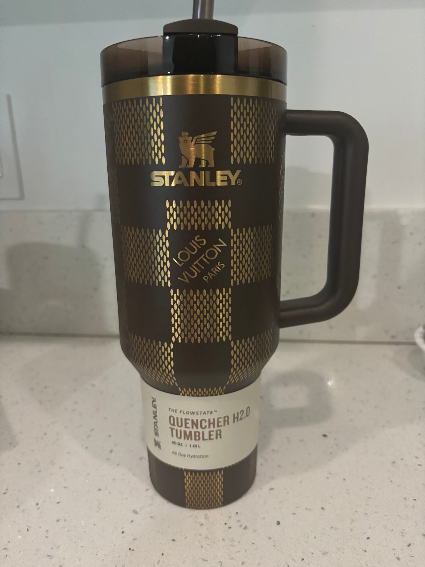 “Designer” LV engraved